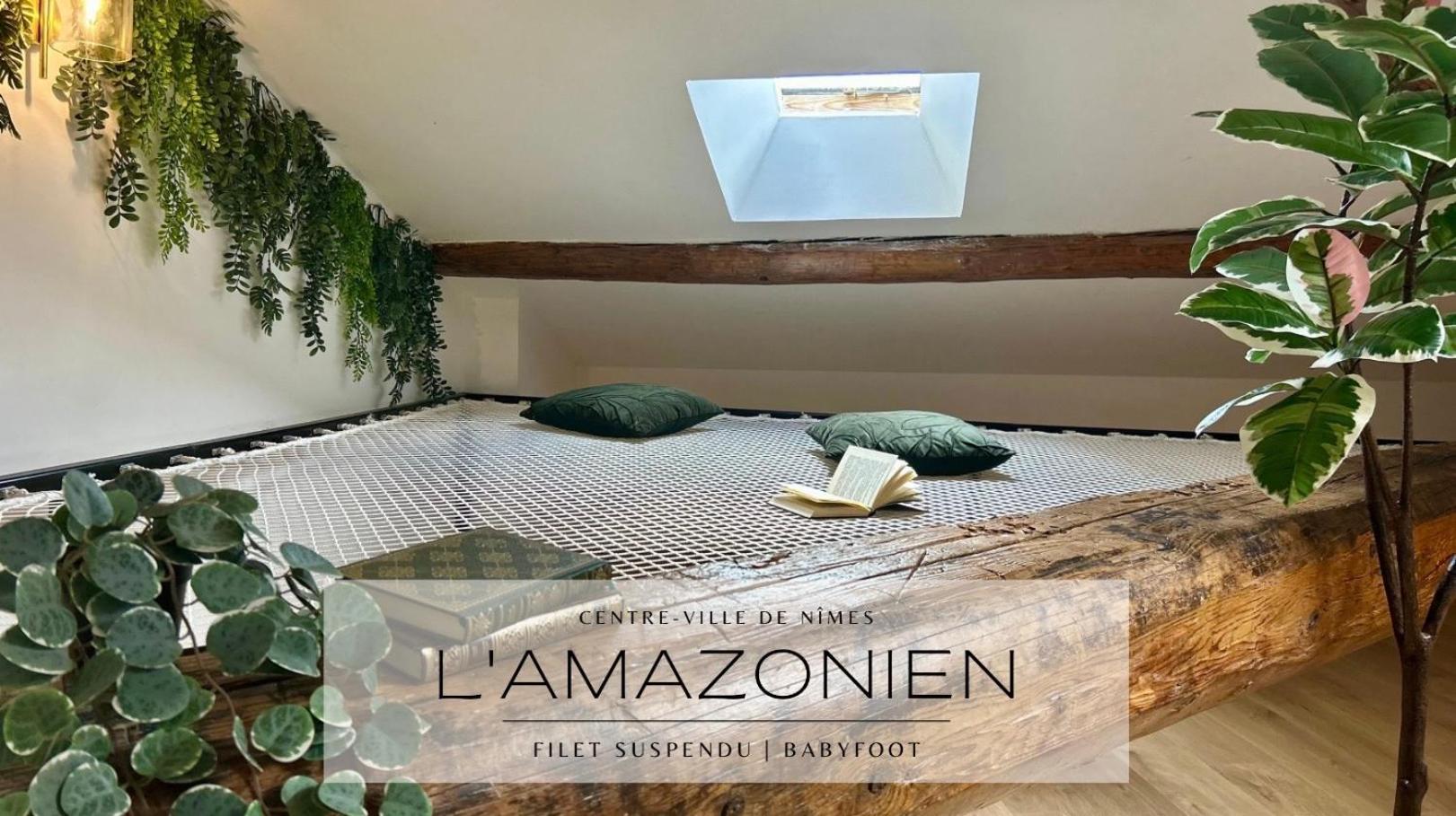 L'Amazonien - Baby-Foot Et Filet De Detente ! Nîmes Eksteriør bilde
